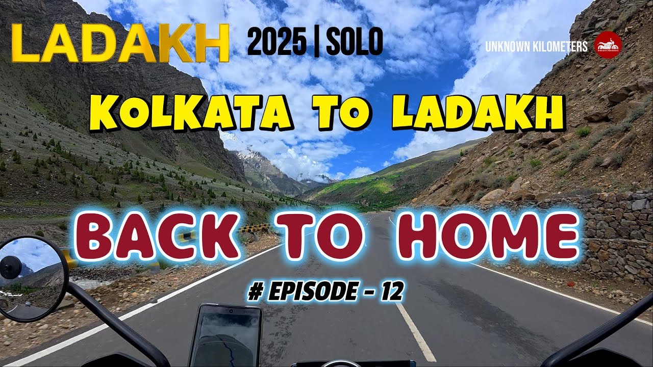 KOLKATA TO LADAKH | 2025 | SOLO | EPISODE - 12 | JISPA - MURTHAL-FATEHPUR - KOLKATA | SCRAMBLER 400X