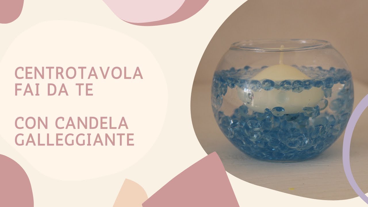 Home decor. Tutorial centrotavola fai da te. Idee di centrotavola battesimo. DIY