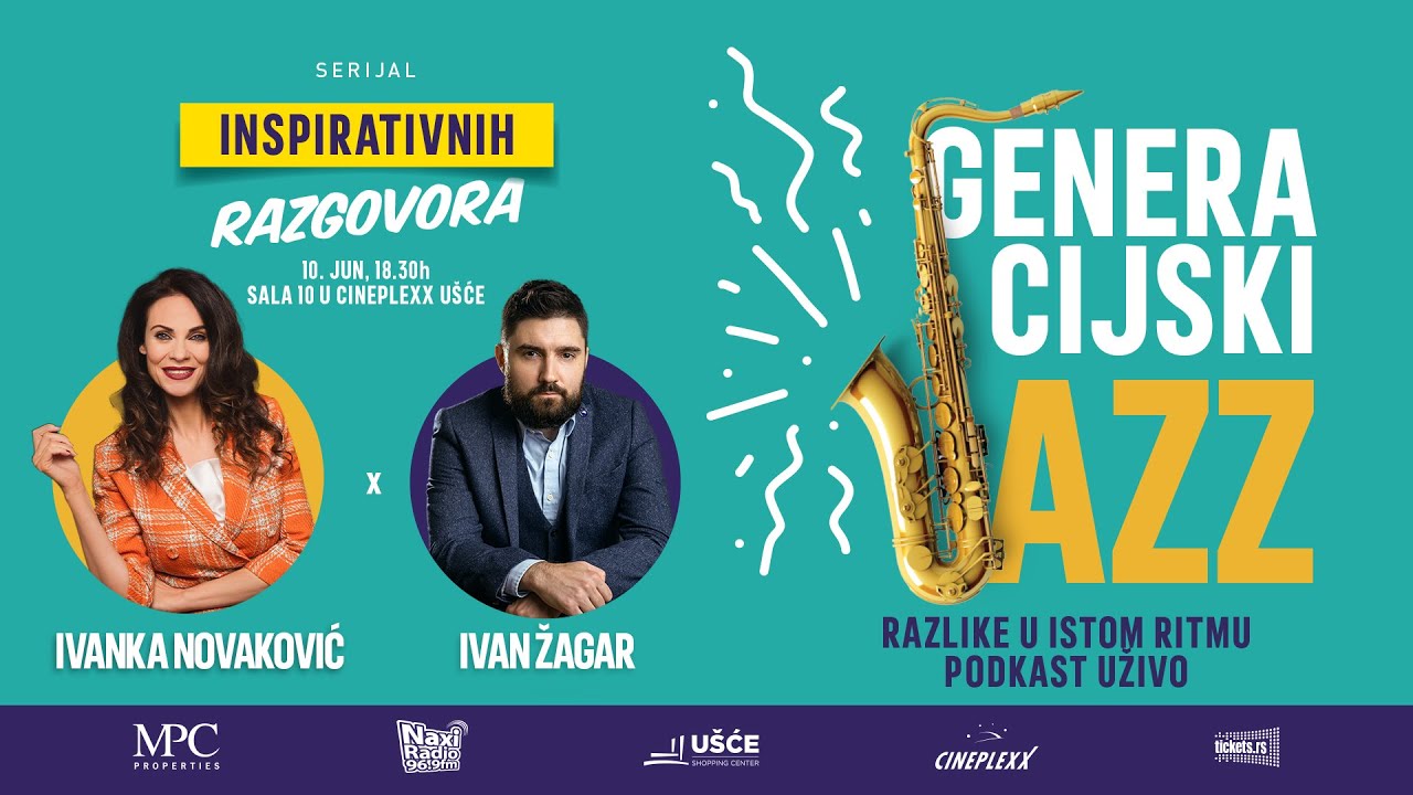 Generacijski Jazz - Razlike u Istom Ritmu PODKAST - Ivanka Novaković i Ivan Žagar -  Ep. 3