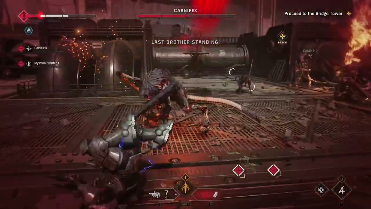 I didn't hear no bell.
