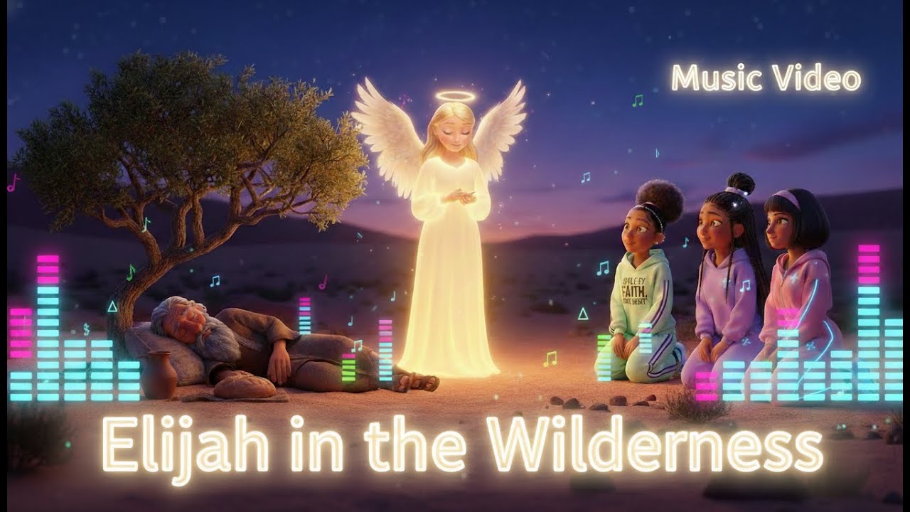 Elijah in the Wilderness, Animated Bible Story EDM Songs With Lyrics