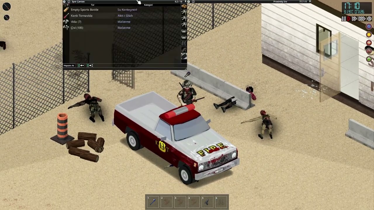Project Zomboid (2. Sezon B42) | Günler Hızlı Hızlı Geçiyor | Bölüm 17