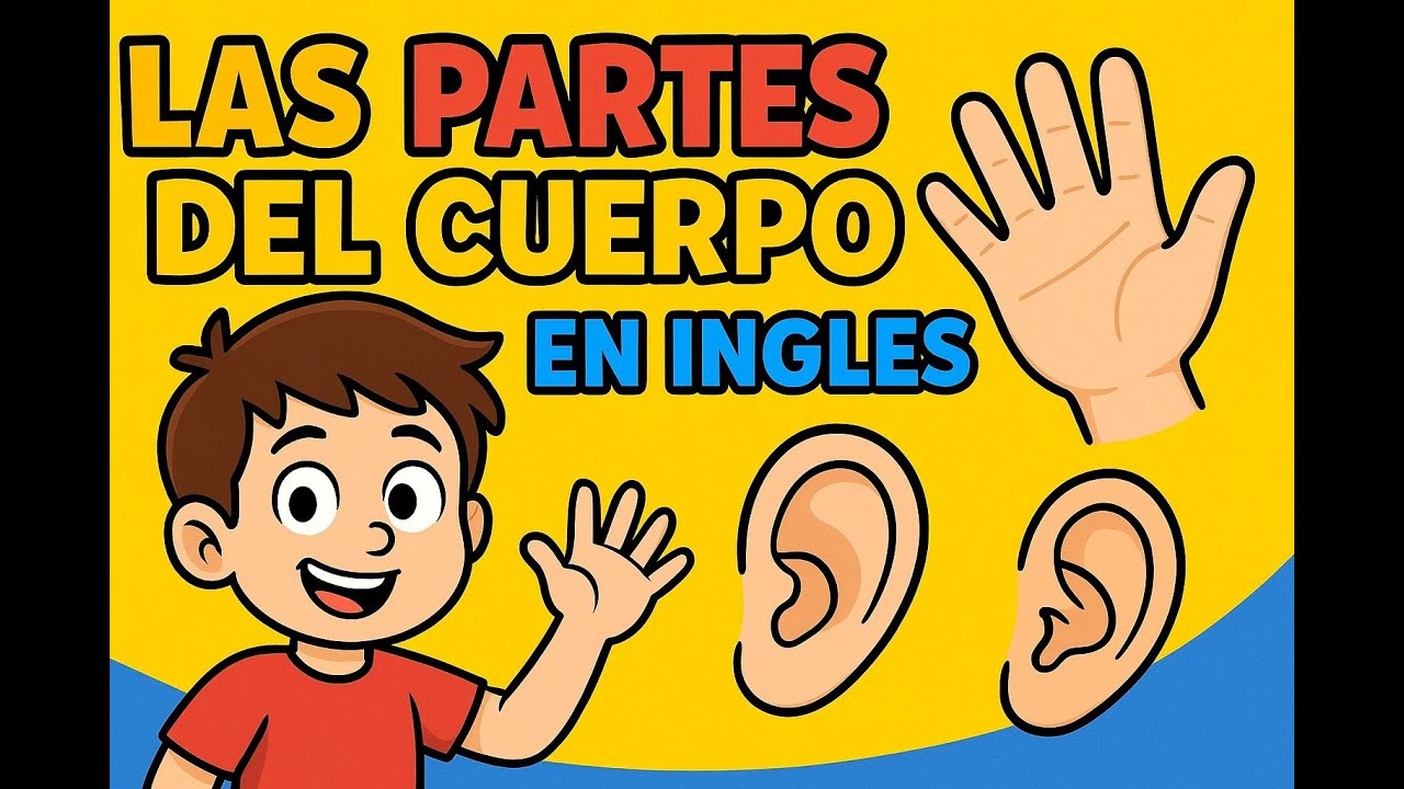 👀 👃 👄Aprende las Partes del Cuerpo en Inglés para Niños