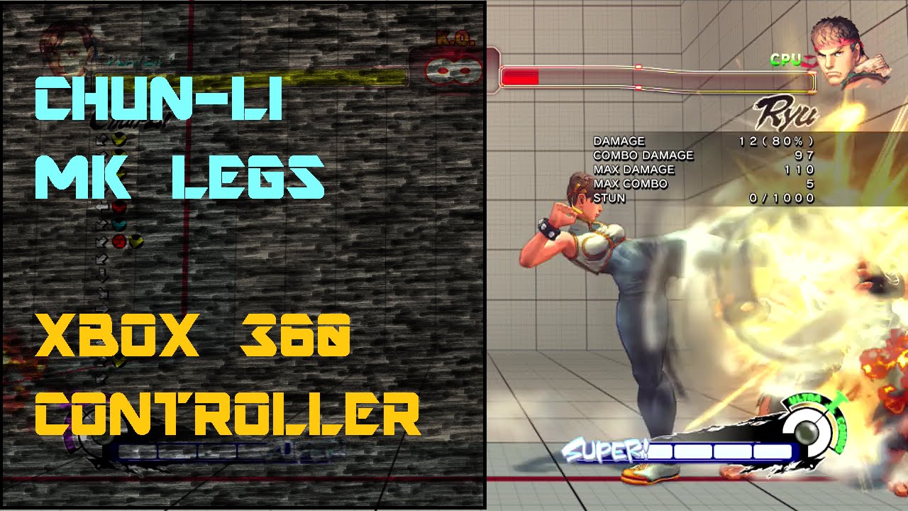 USF4 : Chun-Li Hyakuretsukyaku (Xbox 360 Controller)