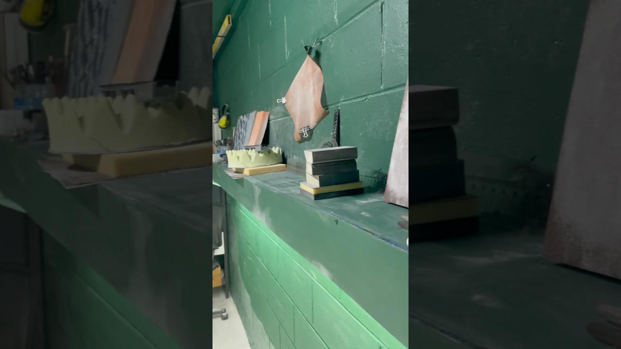 Surfboard Shaping Bay Tidy Up at Formula Energy #surfboardshaping #formulaenergysurf #surfing #surf
