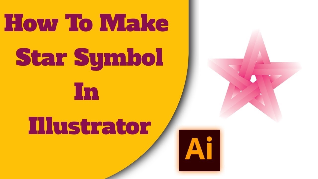 How To Make Star Logo In Illustrator |How To Make Star Symbol In Illustrator|3D Star Symbol