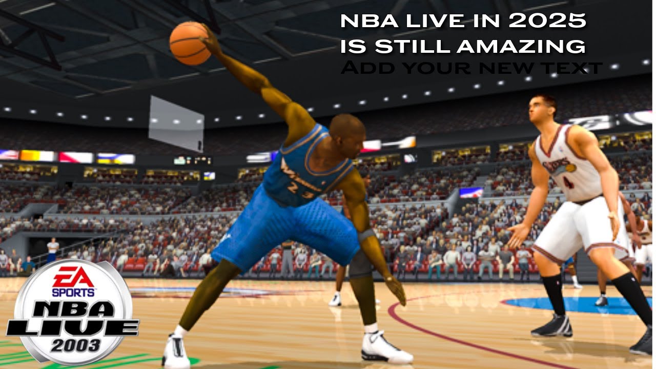 NBA Live 2003 IS STILL AMAZING IN 2025 ! | PS2 Gameplay | Michael Jordan | Wizards vs Jazz