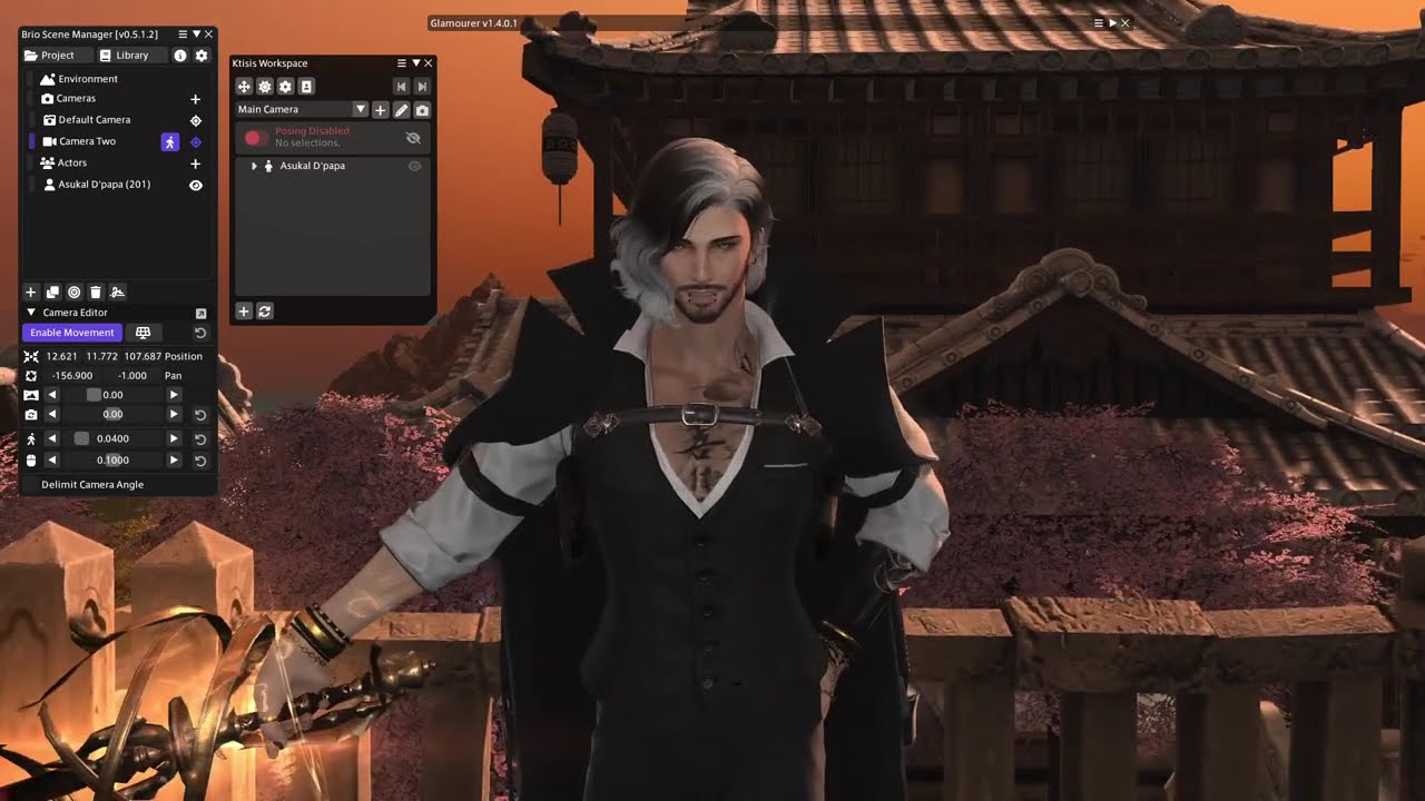 FFXIV GPose Tutorial - Stage Depth