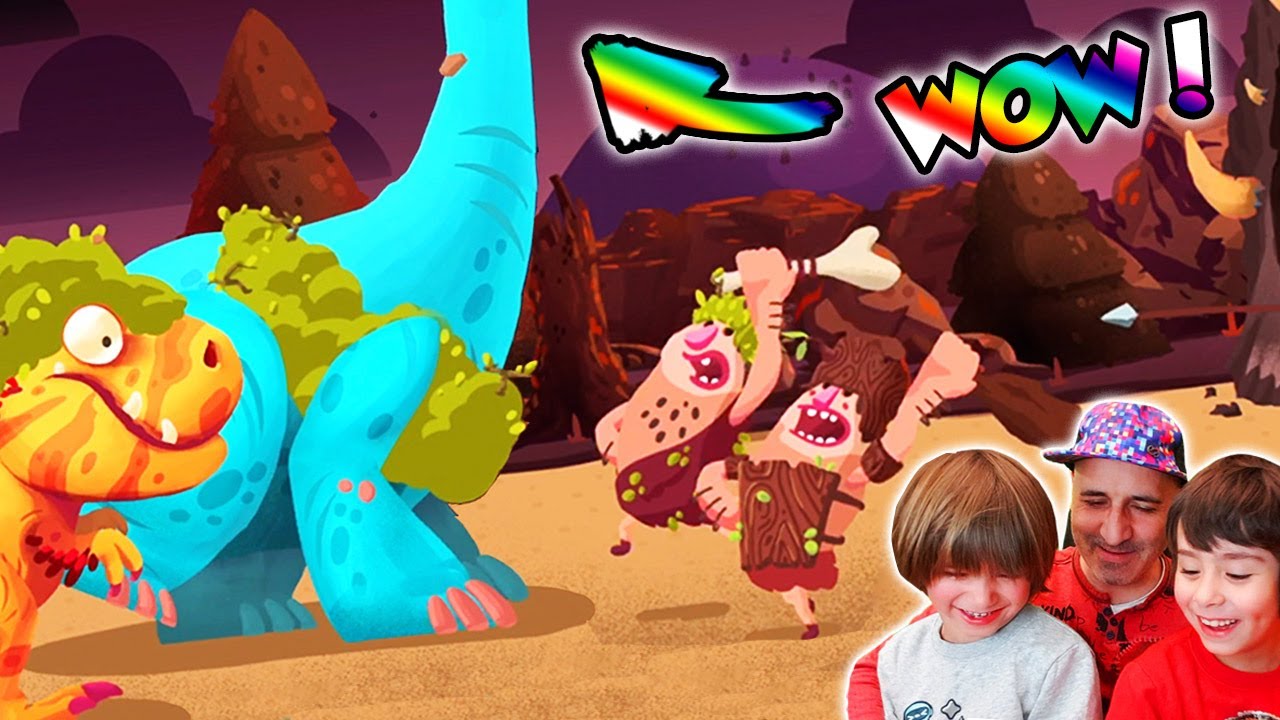 Tenemos al BRAQUIOSAURIO!! Dani y Evan en Dino Bash