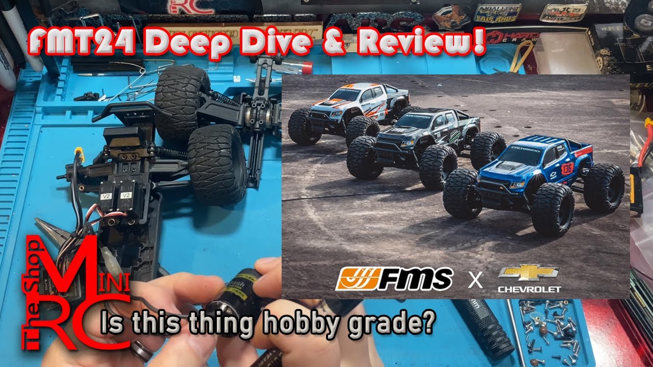 FMT24 Colorado Deep Dive Review - This new FMS mini basher is BAD ASS!!! It even uses FCX Parts!!!!