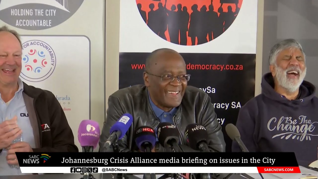 Briefing | Johannesburg Crisis Alliance press conference on issues in the City
