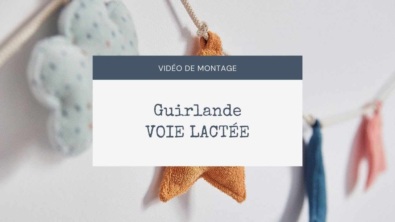 [ TUTORIEL ] Coudre une guirlande déco Voie lactée - Les vestiaires d'ikatee 