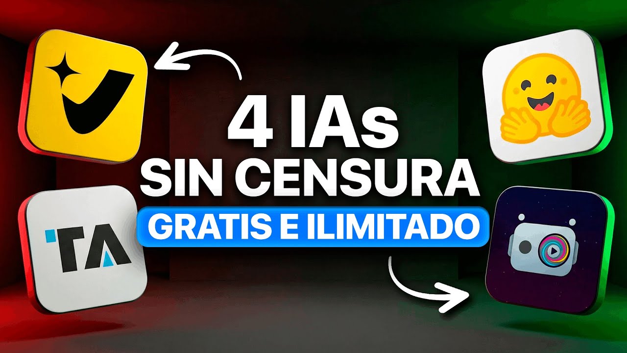 Las 4 Mejores IAs SIN CENSURA Para Crear Videos Animados GRATIS e ILIMITADO
