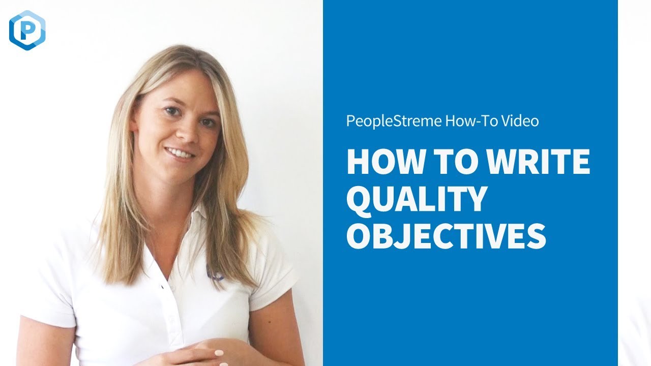 How to Write Quality Objectives
