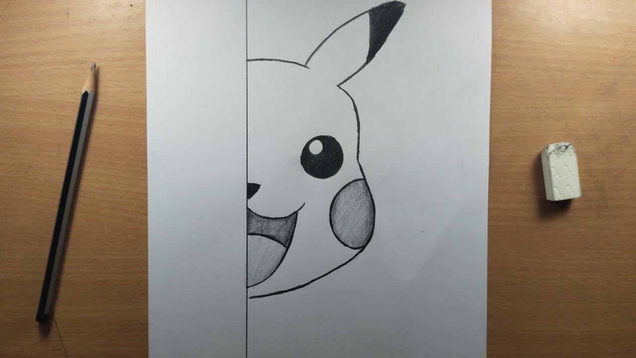 How To Draw Pikachu Step By Step || Beginners Drawing Tutorials Step By Step || Art Videos