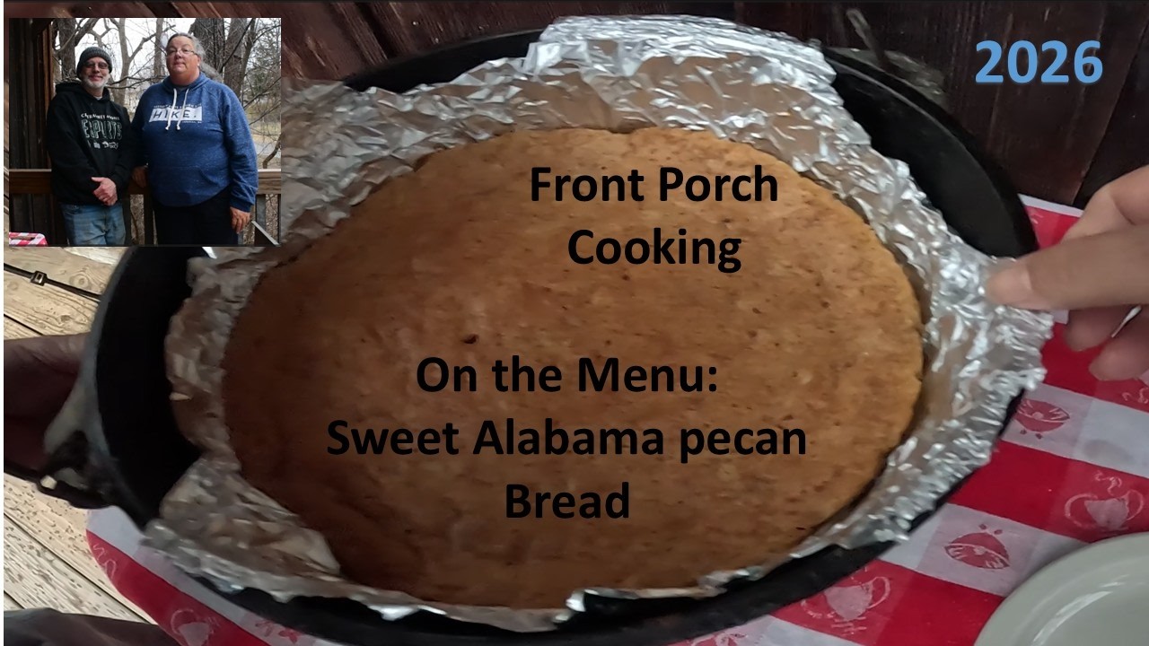 Front Porch Cooking-Sweet Alabama Pecan Bread… tips for prepping for a trip. Tip #1