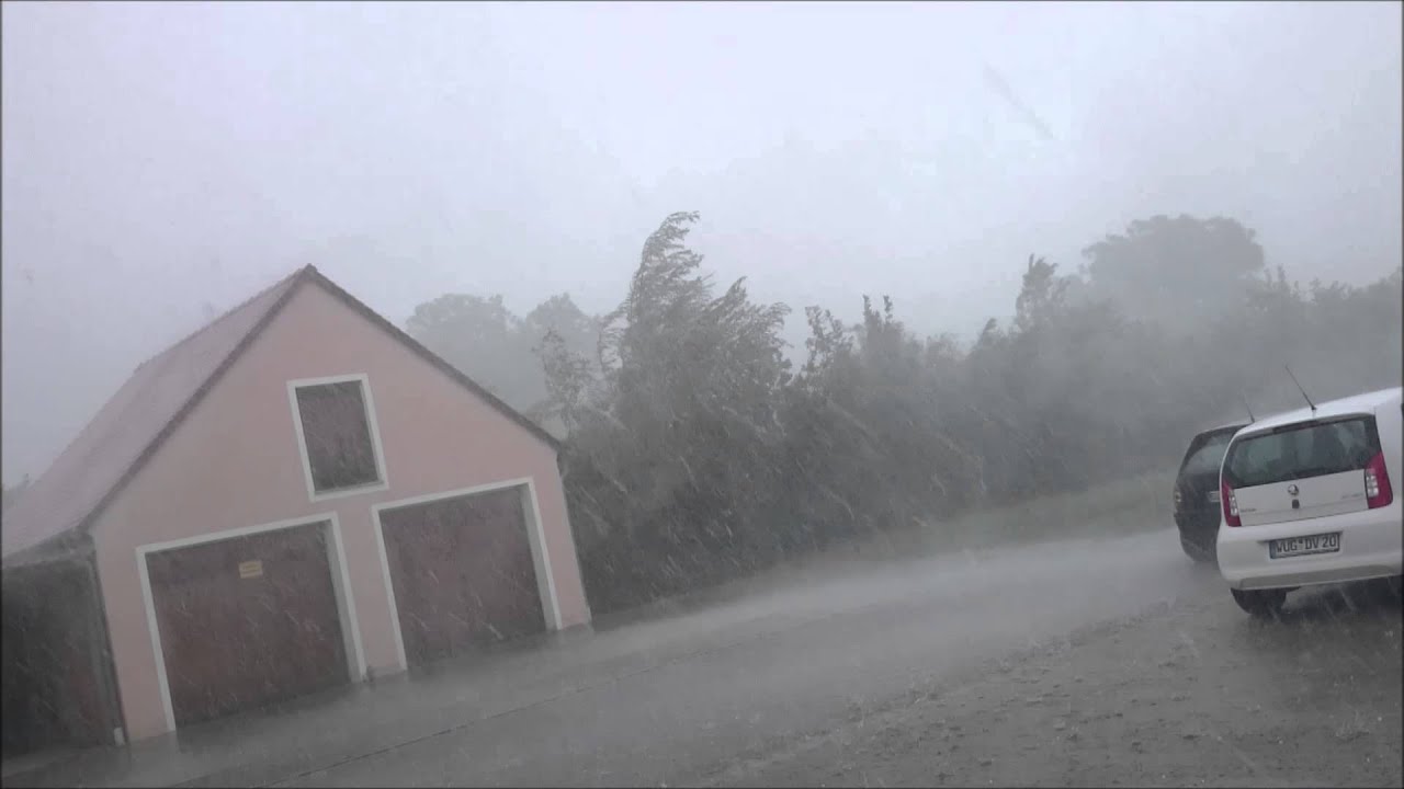 Unwetter vom 04.08.2014 in Sammenheim Gemeinde Ditteheim