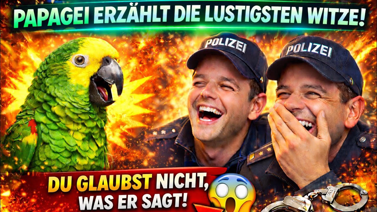 Du glaubst nicht, was dieser Papagei zu Polizisten sagt 😂🦜🚔