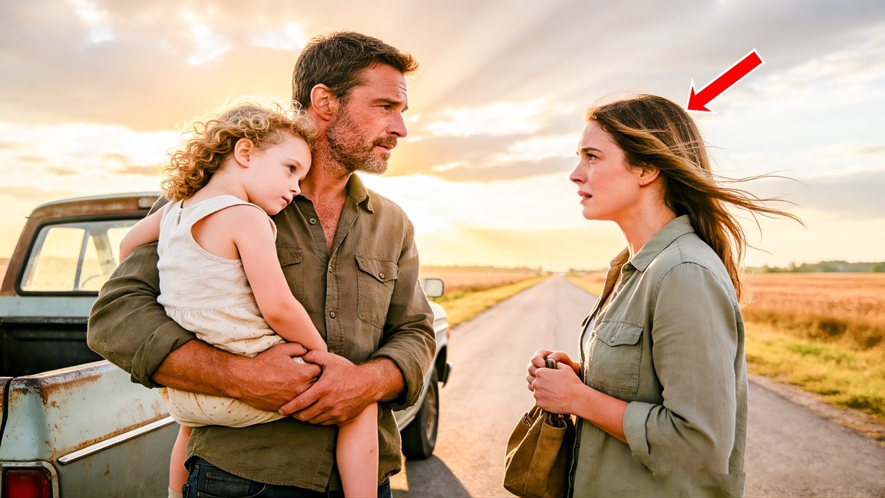 A STRUGGLING SINGLE DAD OFFERED A RIDE TO A HITCHHIKER—SHE WAS ACTUALLY A RUNAWAY BILLIONAIRE