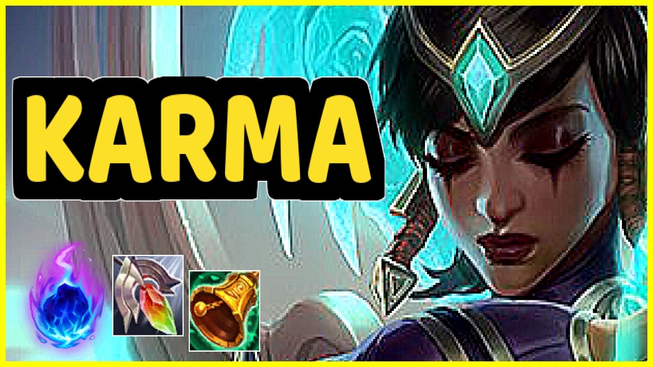 KARMA VS NAMI SUPPORT GAMEPLAY MASTER I