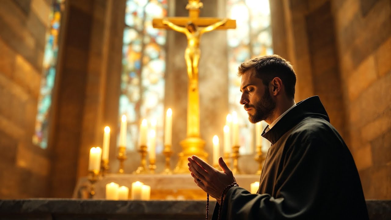Gregorian Chants of the Peaceful Night | Monastic Choir for Healing Sleep and Sacred Calm