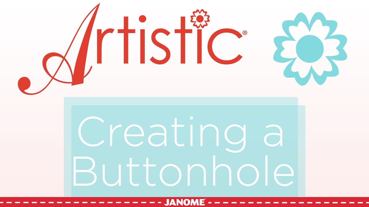 How to create a buttonhole using Artistic Digitizer