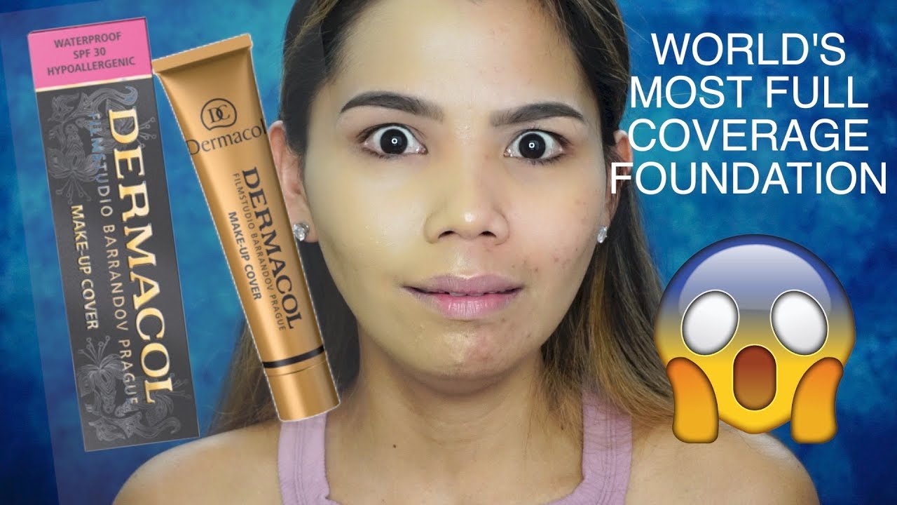DERMACOL COVER FOUNDATION | DOES IT REALLY COVER?? | REVIEW/DEMO | TAN SKIN | ASIAN SKIN