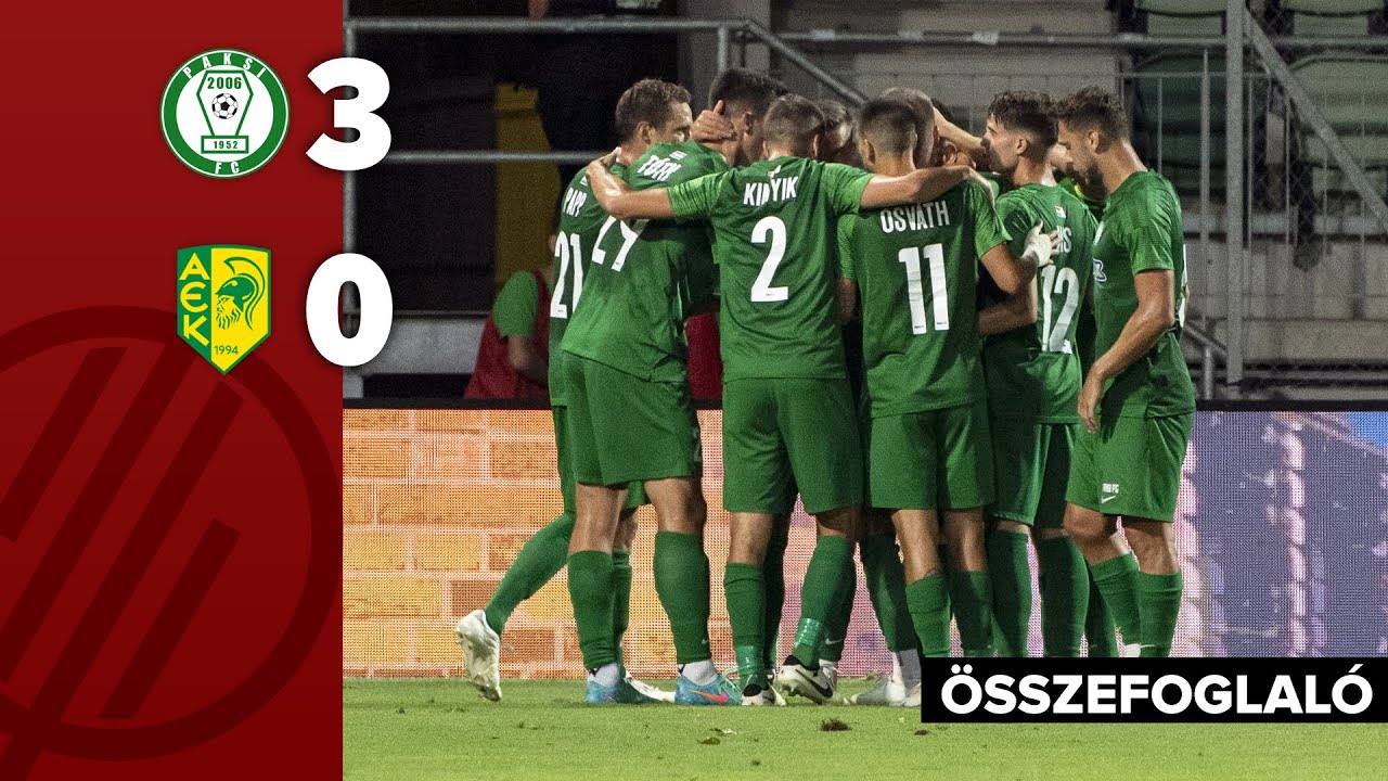 KL-selejtező: Paks–AEK Larnaca 3–0 | összefoglaló