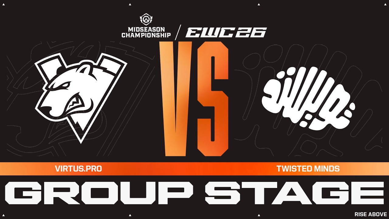 Virtus.pro vs Twisted Minds | OWCS MSC at EWC 26 - Group Stage - VOD