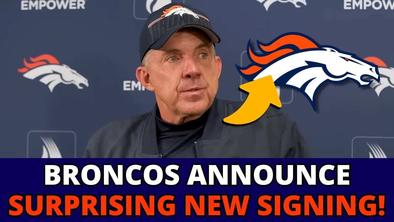 HE’S HERE! BRONCOS JUST CONFIRM A LAST-MINUTE ADDITION! DENVER BRONCOS NEWS