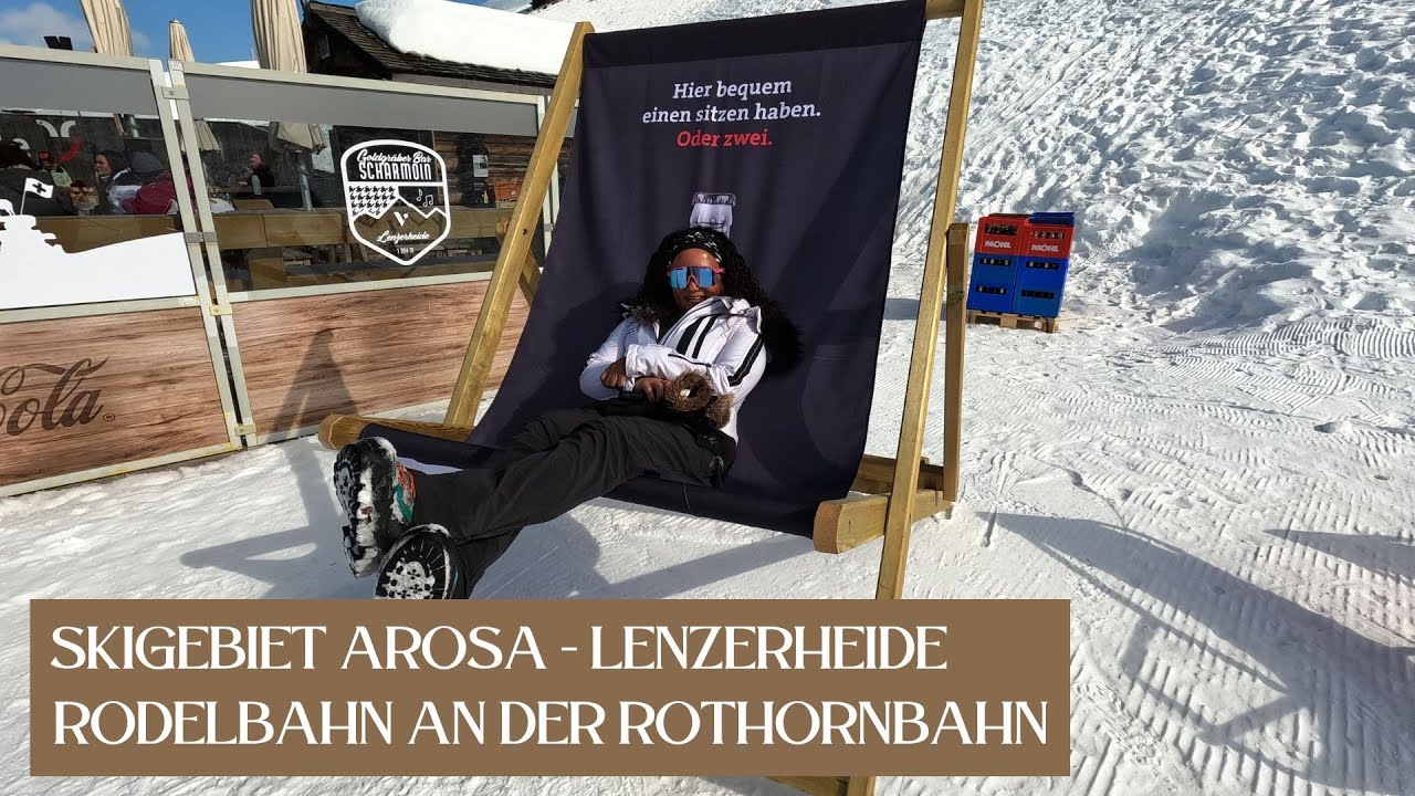 Ich Entdeckte die BESTE Rodelbahn im Skigebiet Arosa Lenzerheide