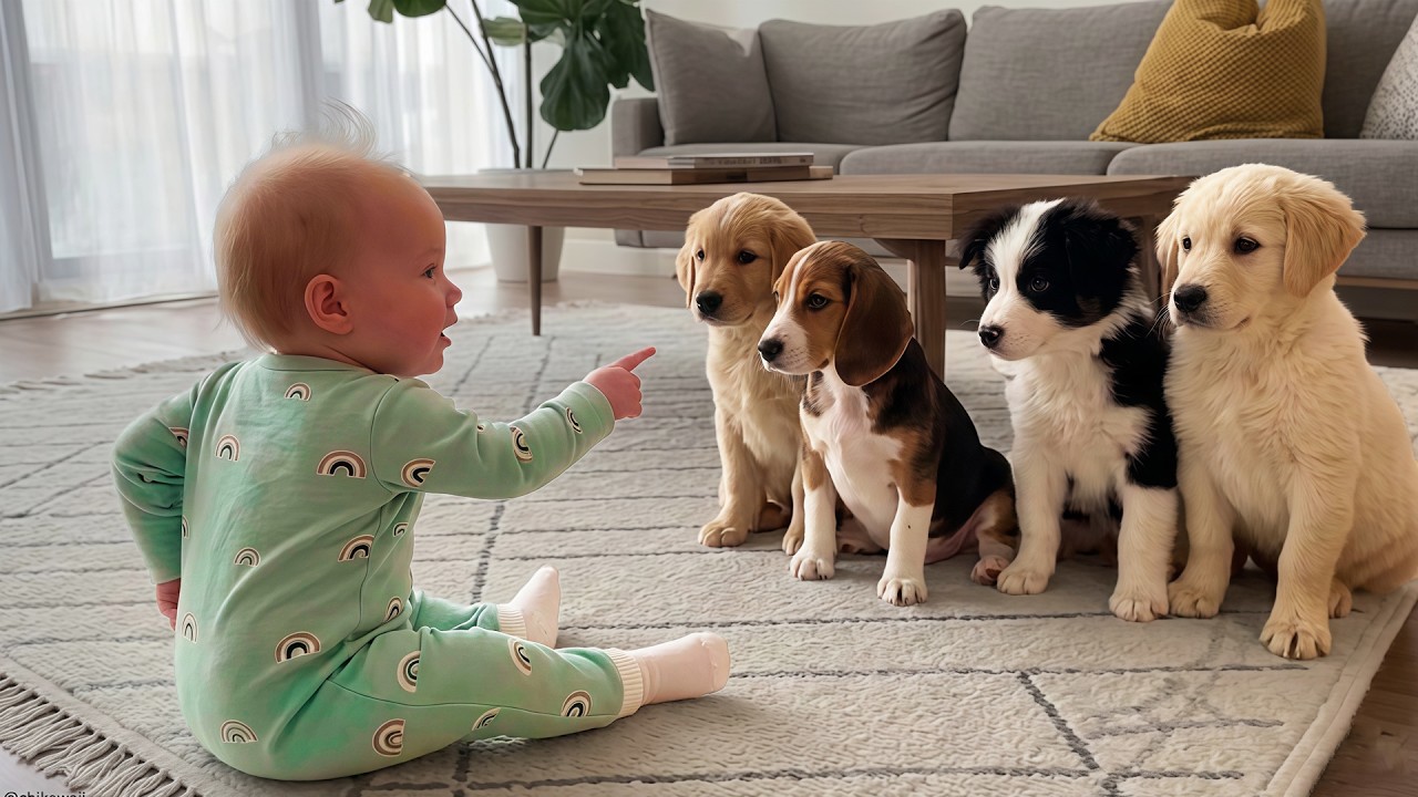 Baby Has the Cutest Conversation With A Puppy - Funny Babies And Dog Videos ❤️