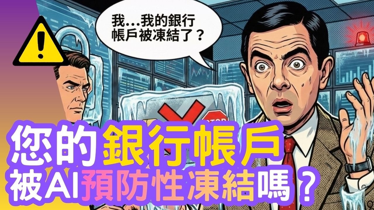 【緊急關注】您的銀行帳戶可能被「AI預防性凍結」？