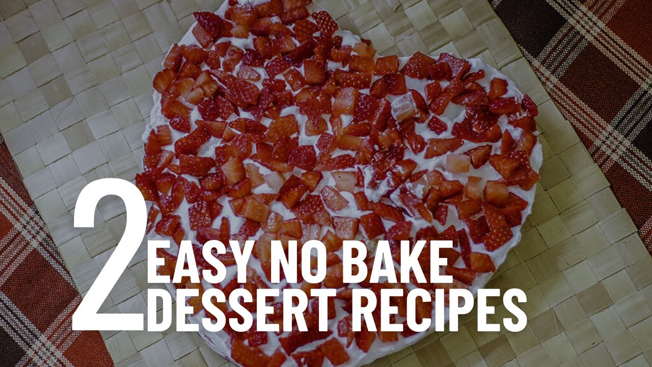 Easy No-Bake Strawberry Cream Desserts | Heart-Shaped Recipes
