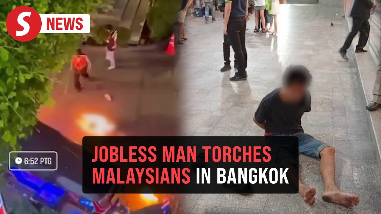 Malaysians set on fire in Bangkok