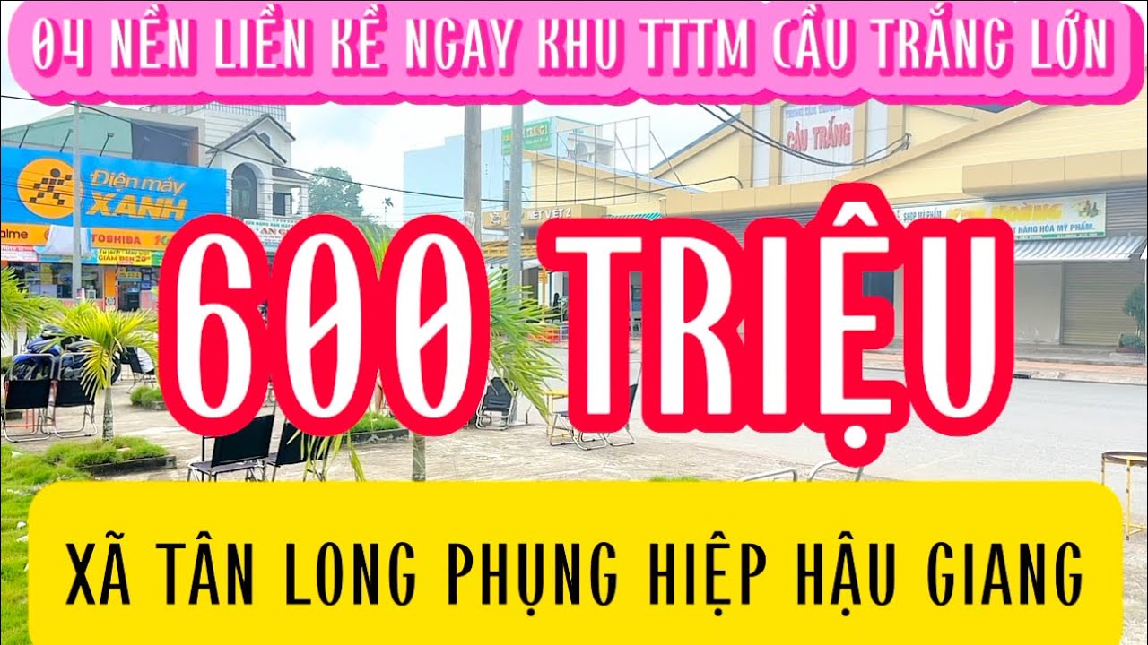 Liền kề khu TTTM Cầu trắng Lớn | xã Tân Long Phụng Hiệp Hậu Giang | Ngoãn 0903567796 | giá đầu tư rẻ
