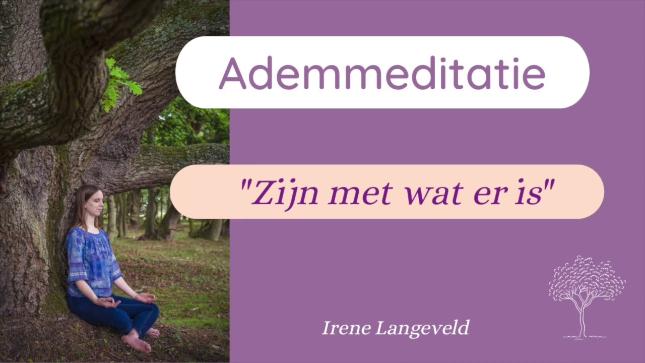 Ademmeditatie zijn met wat er is