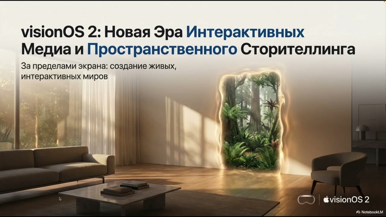 VisionOS 2: как рассказывать истории в пространстве