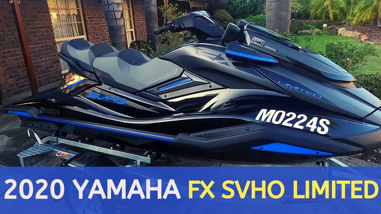 Обзор нового гидроцикла Yamaha FX SVHO Limited 2020 года