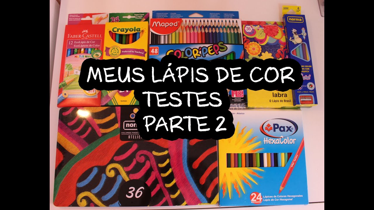 ♥Meus Lápis de Cor,Testes Parte 2♥