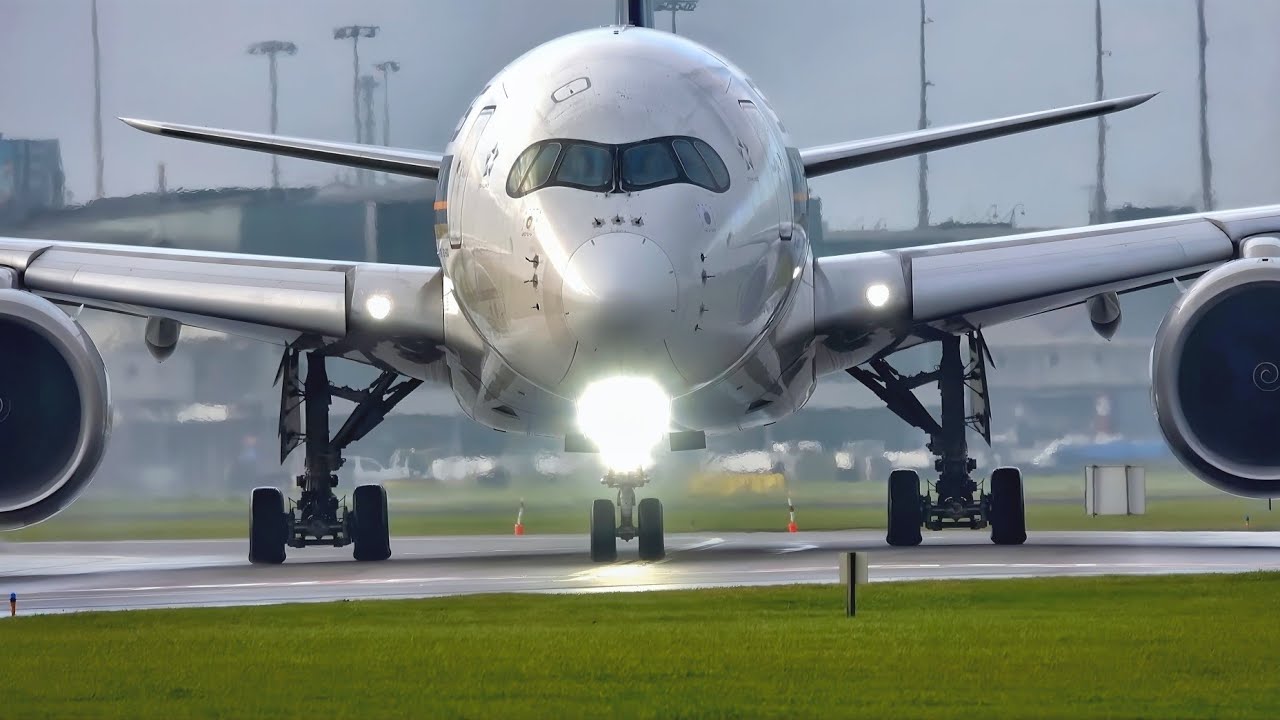 [4K] 17 MINUTES of CLOSE UP TAKEOFFS & LANDINGS ✈️ | Amsterdam Airport Spotting | AMS/EHAM 🇳🇱