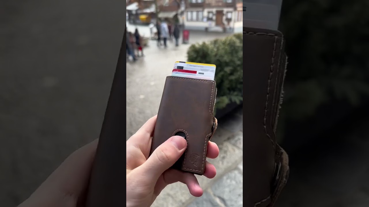 Stylisch, robust und praktisch!➡️spartanhub.ch #slimwallet #wallet #practical #spartanhub #shorts