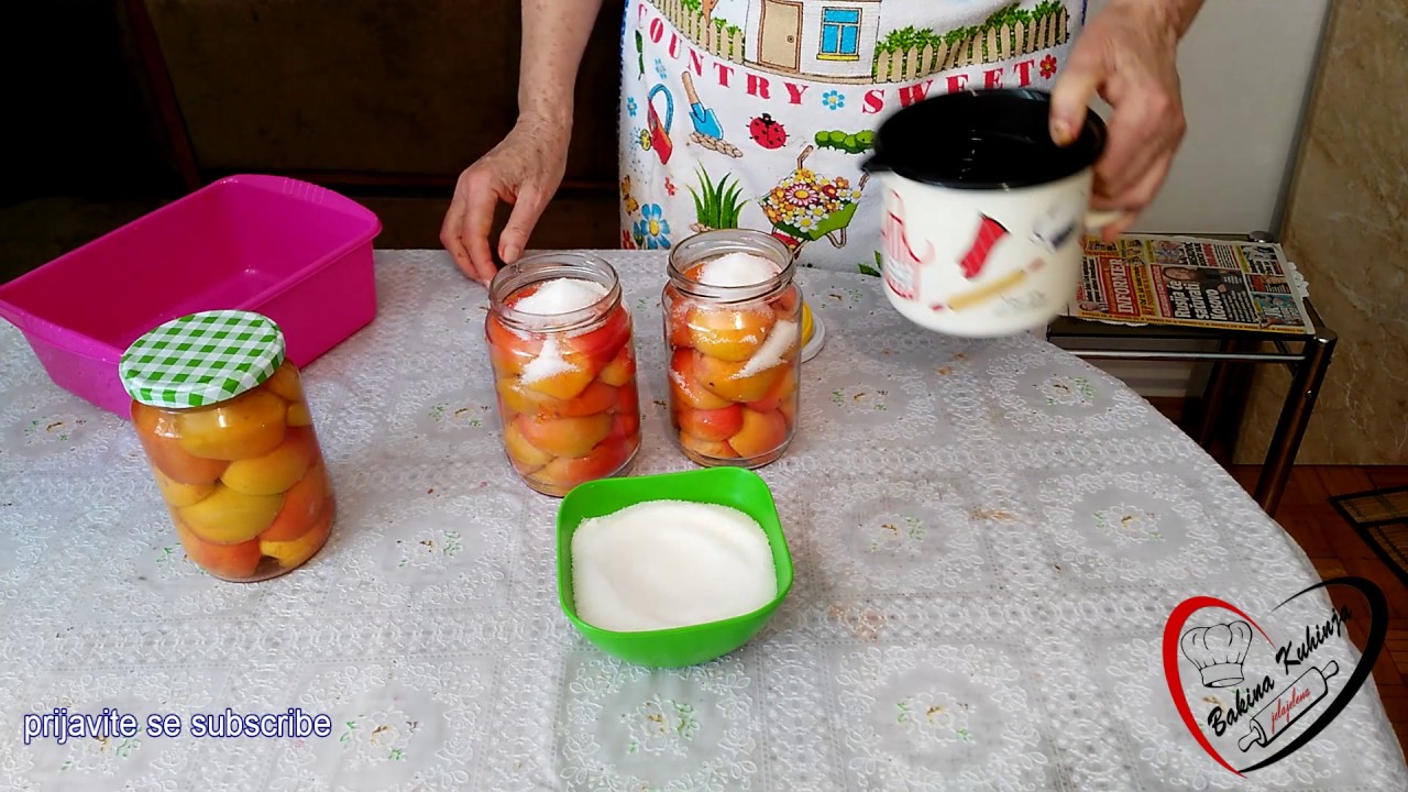 Bakina kuhinja- kompot od kajsija na zdrav način