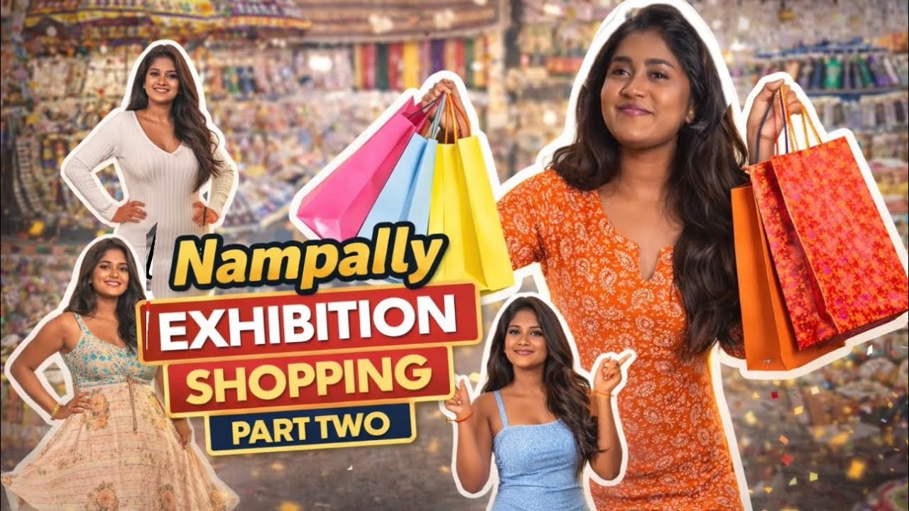 Crazy deals at Nampalli exhibition part2💃| Numaish 2026 | try on haul + prices | Esha manohari priy