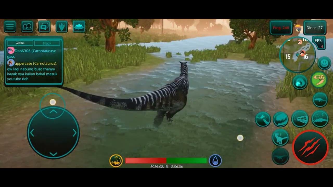 Day 3 carnotaurus gameplay and my frieend's