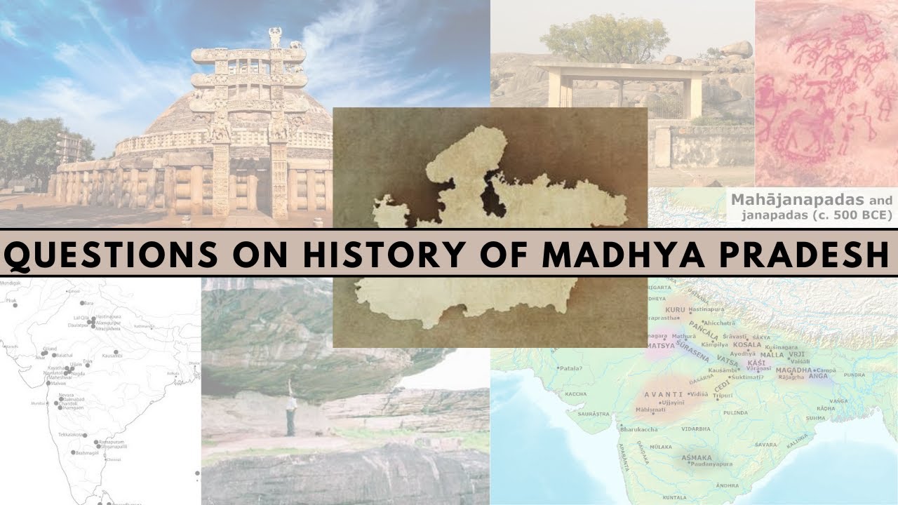 MP history important MCQ Questions (Part - 1)