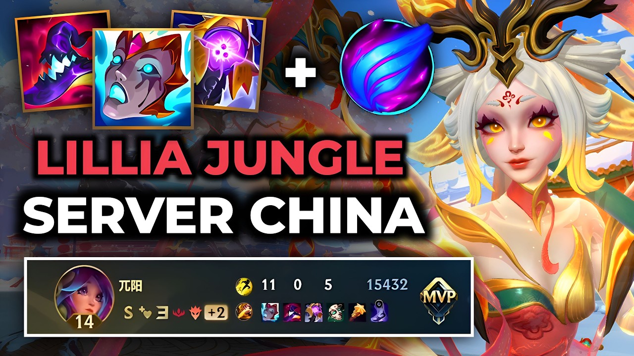 Lillia Wild Rift China - Build Runes Guide Patch 7.0d - Gameplay Lillia Season 20