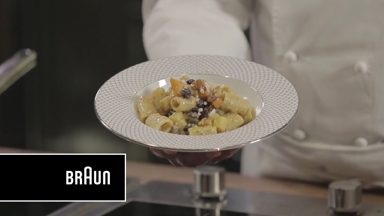 Braun Italian Fusion: Pasta autunnale. Zucca e patate.