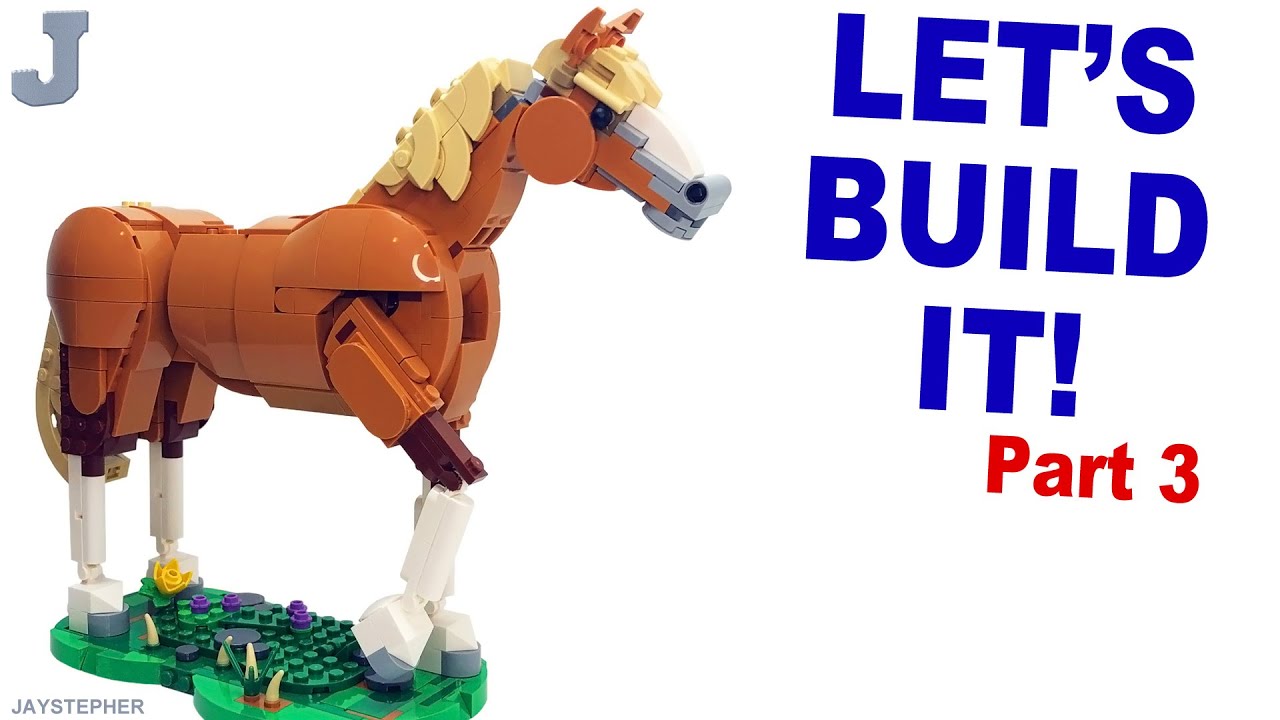 LEGO Creator 2025 Beautiful Horse 31166 Build Part 3 & Review