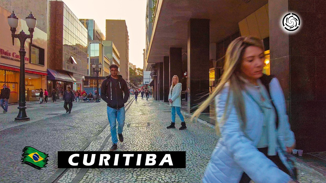 Walking in Curitiba 🇧🇷 Brazil — The Reality of Downtown Curitiba — Paraná State 【 4K UHD 】
